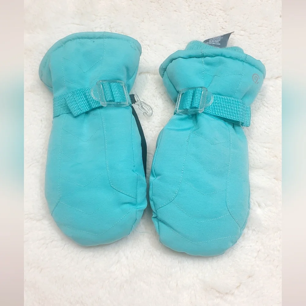 Champion Teal Mittens Size 4/7 Yrs Old